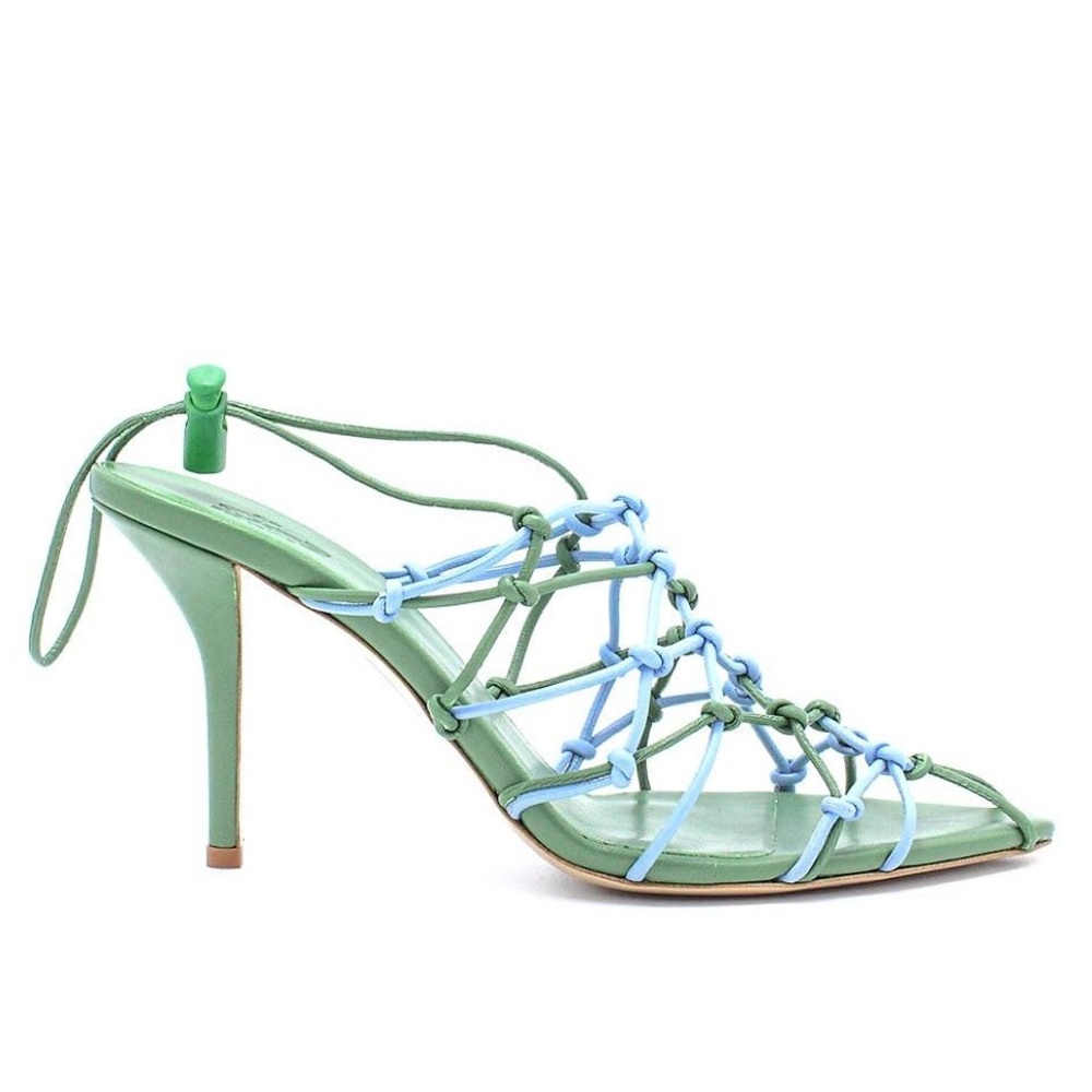 GIA BORGHINI Leather Caged Sandals
